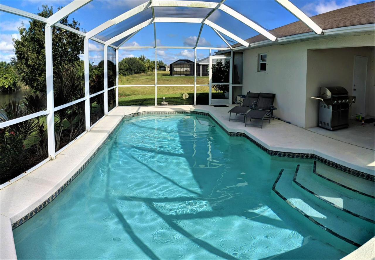 Villa Luhna 3 Bed / 2 Bath Canalfront Heated Pool Cape Coral Kültér fotó